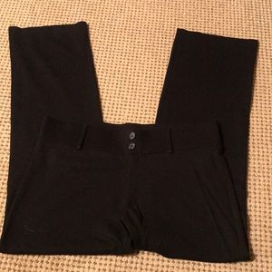 Black stretchy dress pant